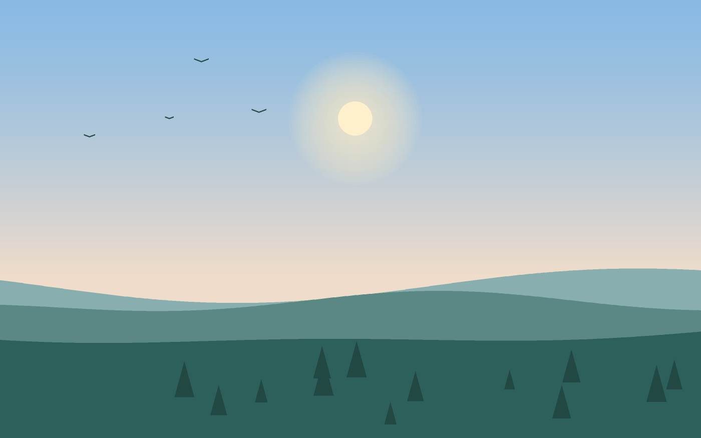 Landschaftsillustration