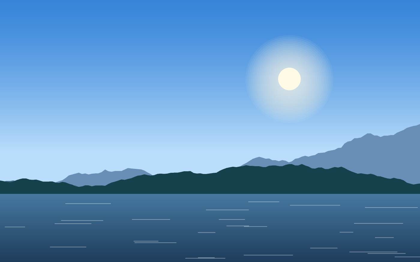 Landschaftsillustration