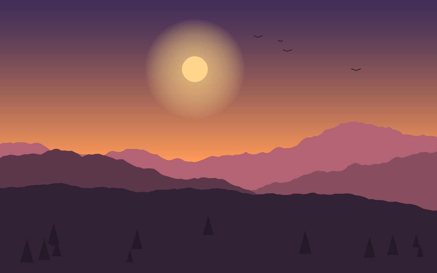 Landschaftsillustration