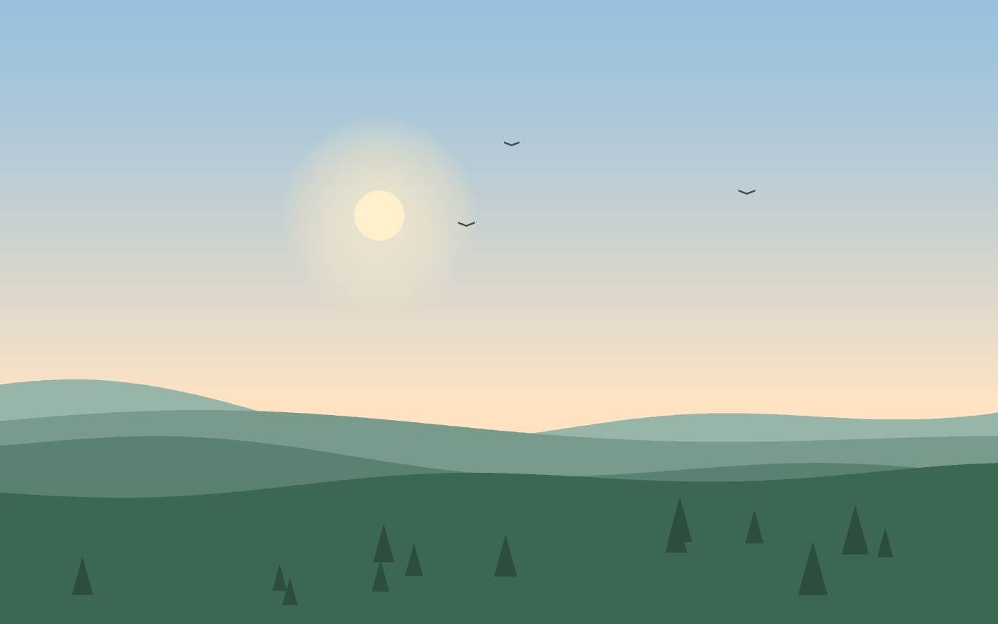 Landschaftsillustration