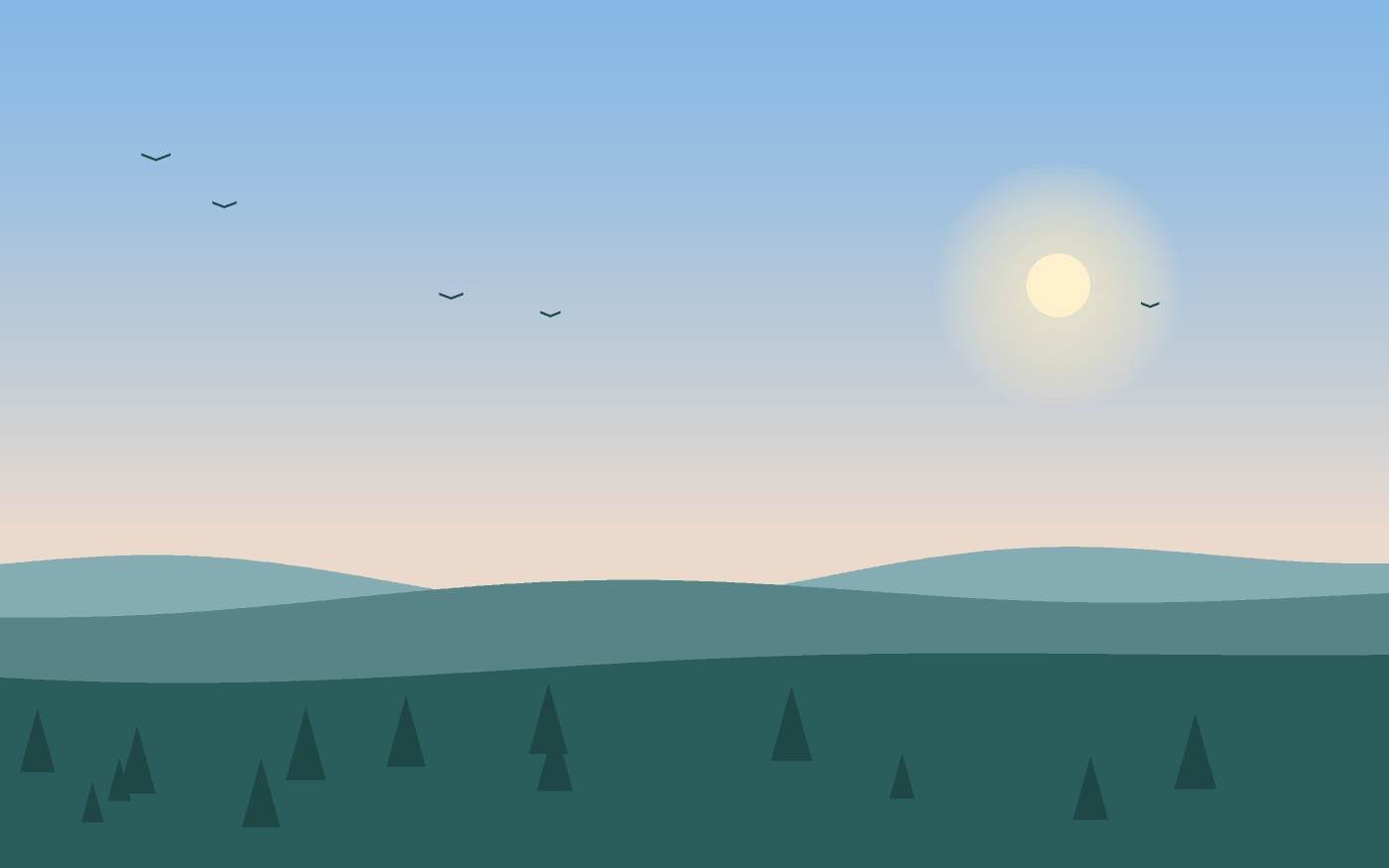 Ilustrace krajiny