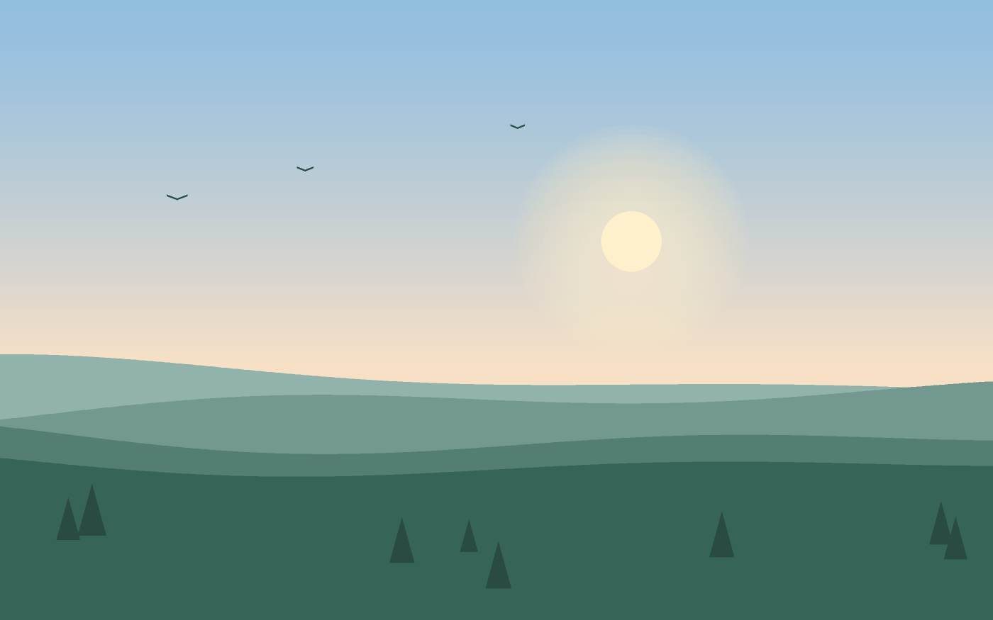 Ilustrace krajiny