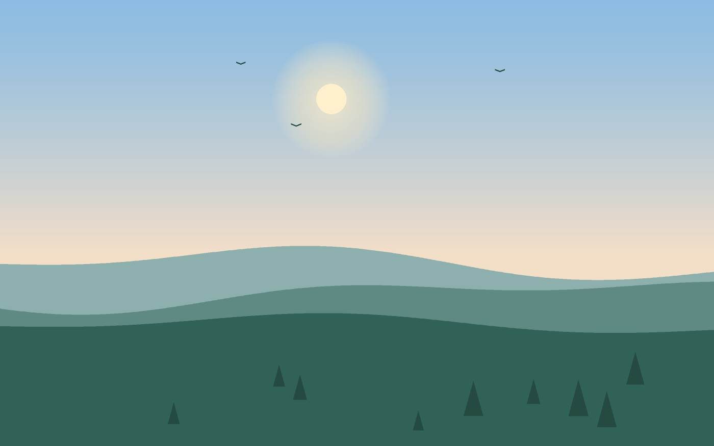 Landschaftsillustration