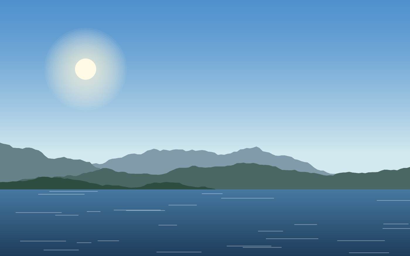 Landschaftsillustration