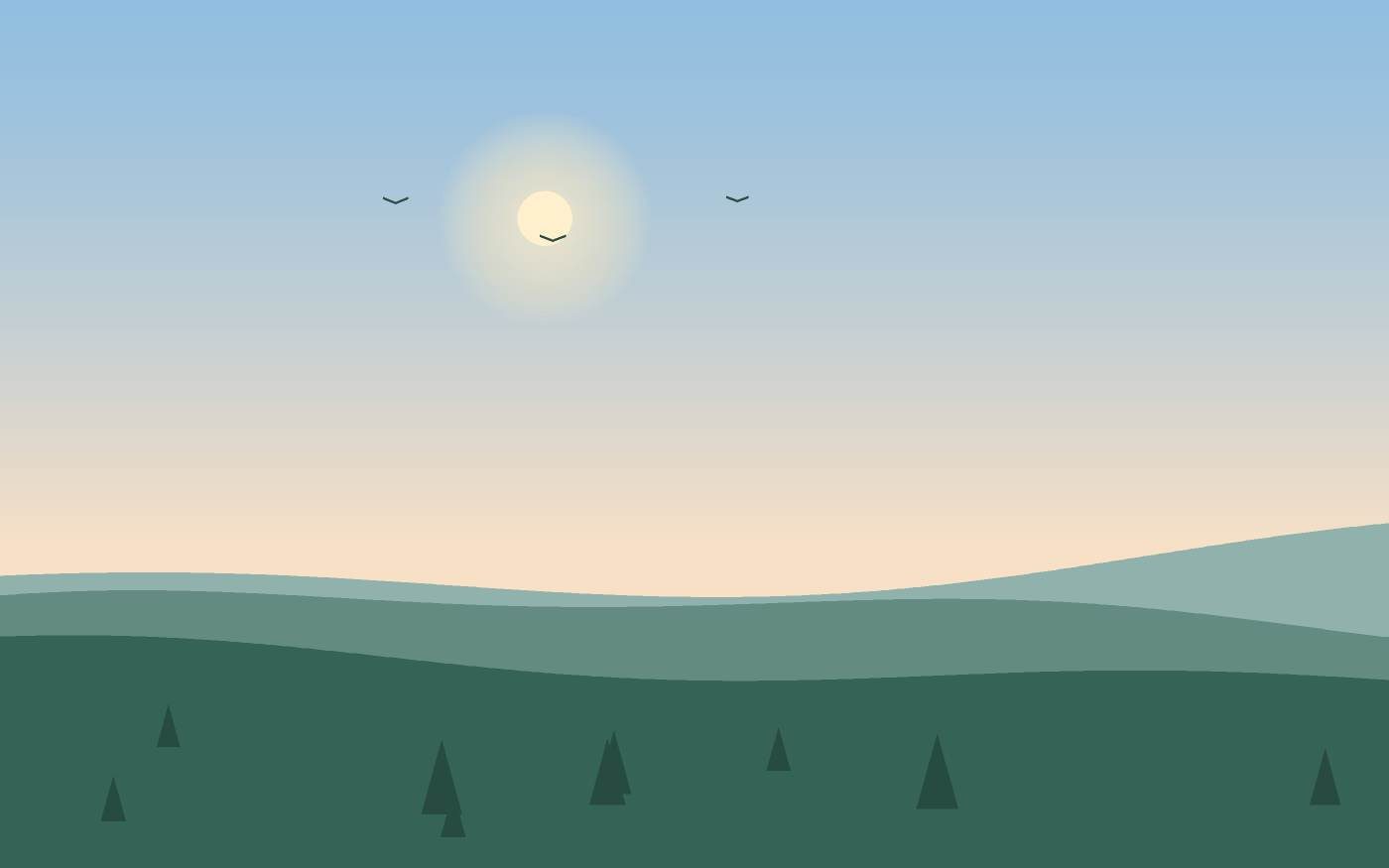 Landschaftsillustration