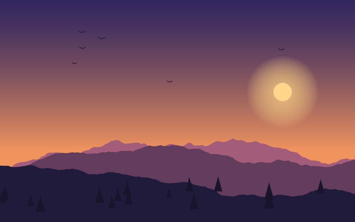 Landskabsillustration