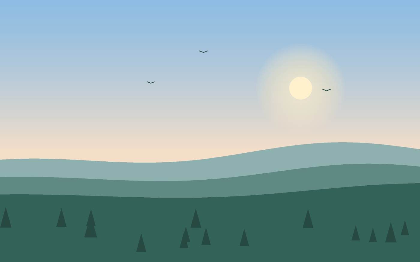 Ilustración de un paisaje