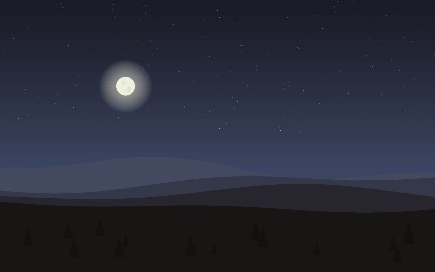 Illustrazione di un paesaggio