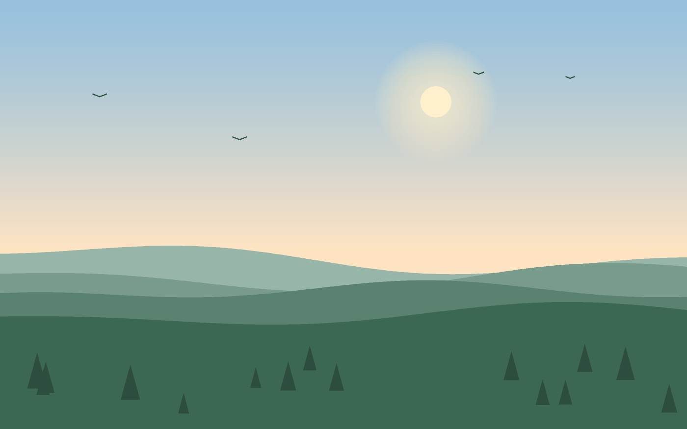 Landschapsillustratie