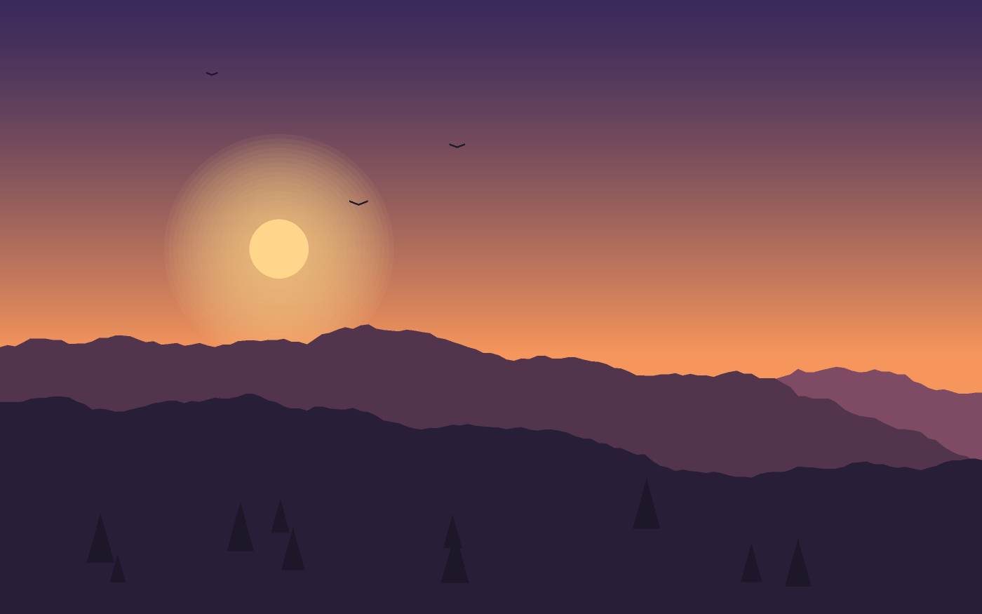Landschapsillustratie