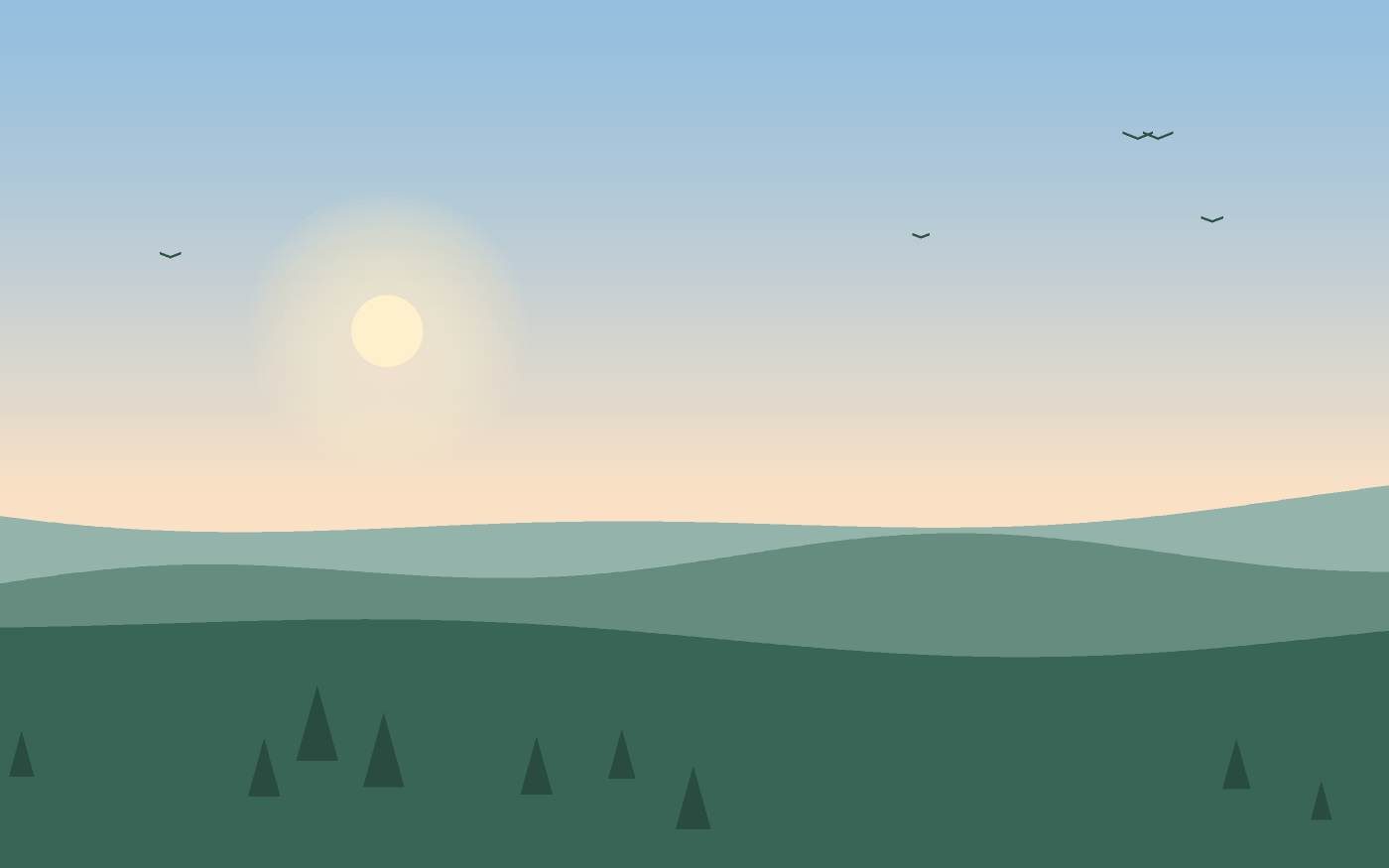 Landschapsillustratie