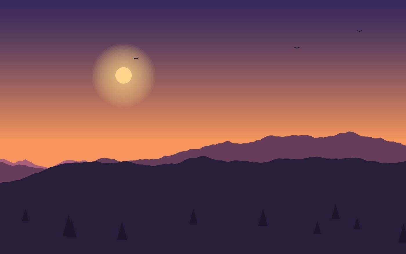 Landschapsillustratie