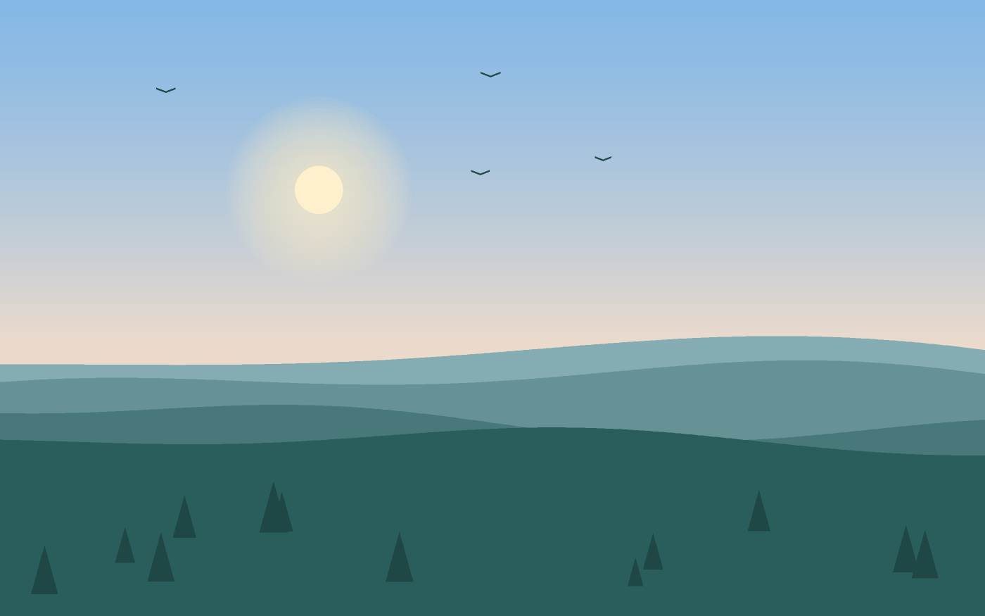 Ilustracja krajobrazu